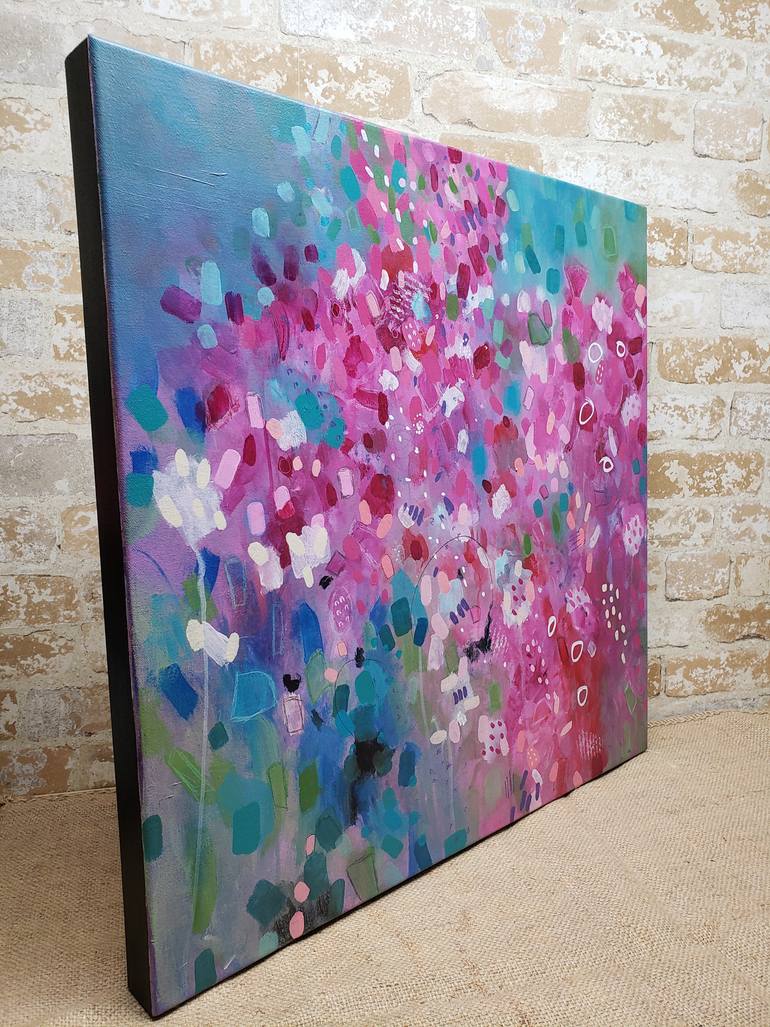 Original Abstract Expressionism Abstract Painting by Julie Denis
