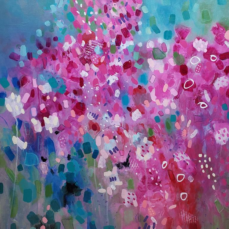 Original Abstract Expressionism Abstract Painting by Julie Denis