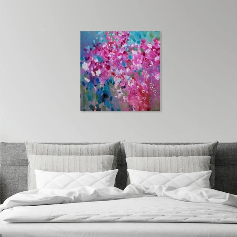 Original Abstract Expressionism Abstract Painting by Julie Denis