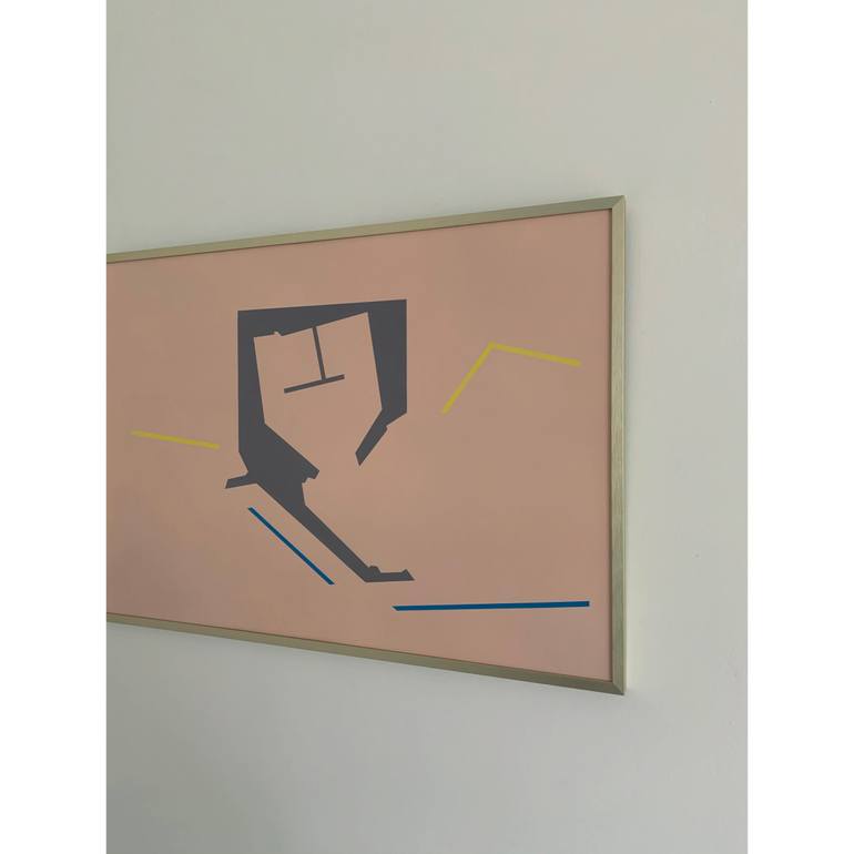 Original Abstract Aerial Painting by Erika Kendal