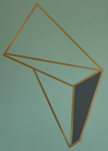 Original Abstract Geometric Paintings by Erika Kendal