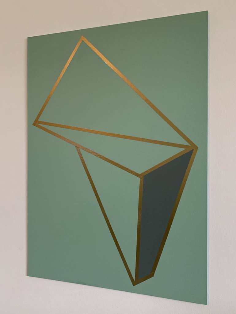 Original Geometric Painting by Erika Kendal