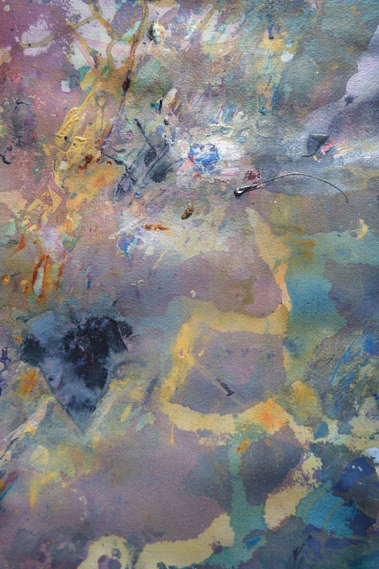 Original Abstract Water Painting by Ray Di Cecco