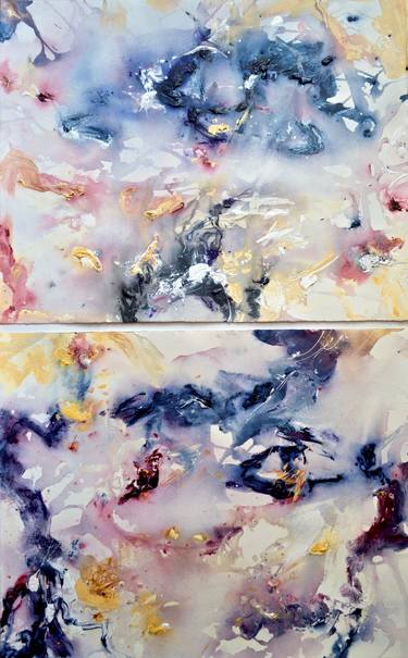 Original Abstract Water Paintings by Ray Di Cecco