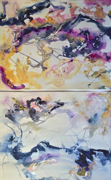 Original Abstract Water Paintings by Ray Di Cecco