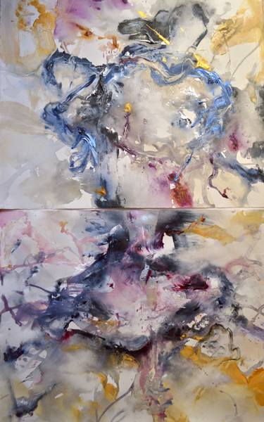 Original Abstract Outer Space Paintings by Ray Di Cecco