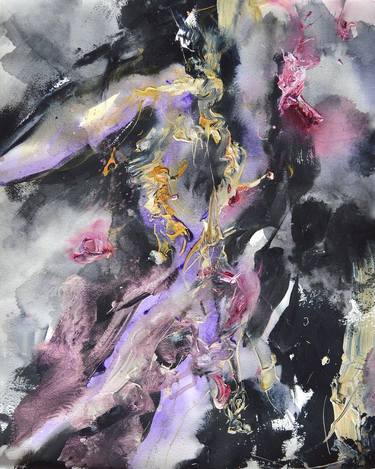 Original Abstract Expressionism Erotic Paintings by Ray Di Cecco