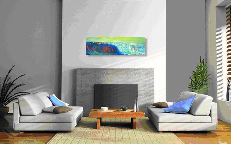 Original Abstract Seascape Painting by BenWill Studio