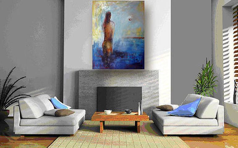 Original Expressionism Nude Painting by BenWill Studio