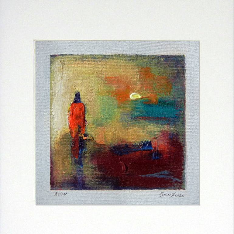 Original Abstract Expressionism People Painting by BenWill Studio