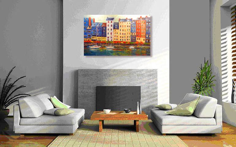 Original Art Deco Places Painting by BenWill Studio