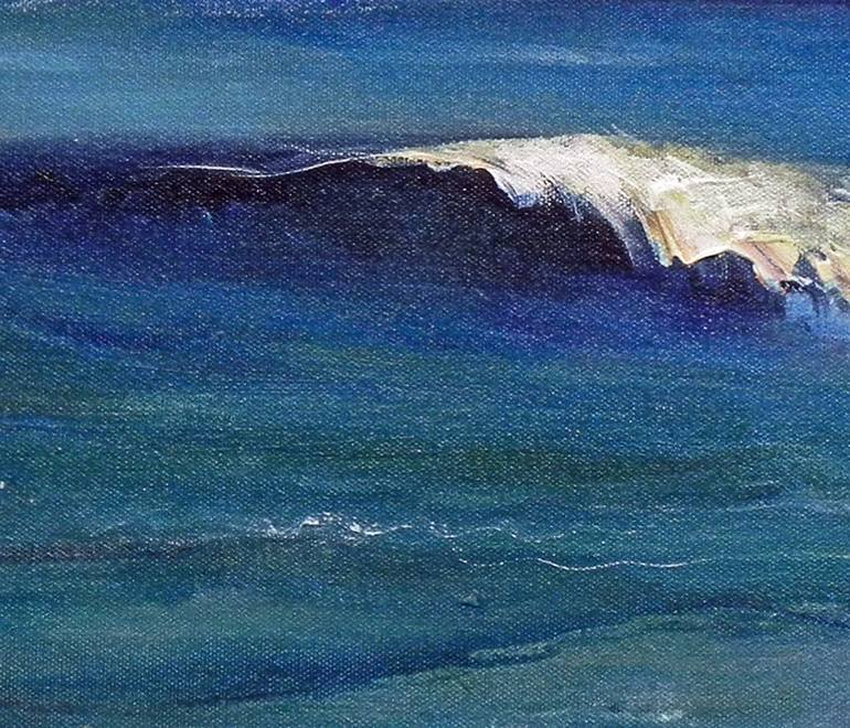 Original Fine Art Seascape Painting by Benwill Studio