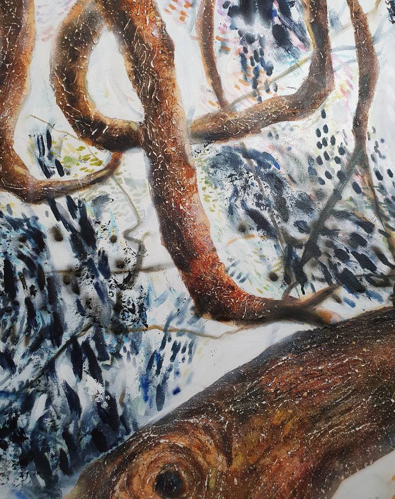 Original Contemporary Botanic Painting by Rudi Cotroneo