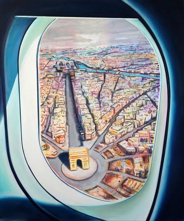 Original Figurative Travel Paintings by Rudi Cotroneo