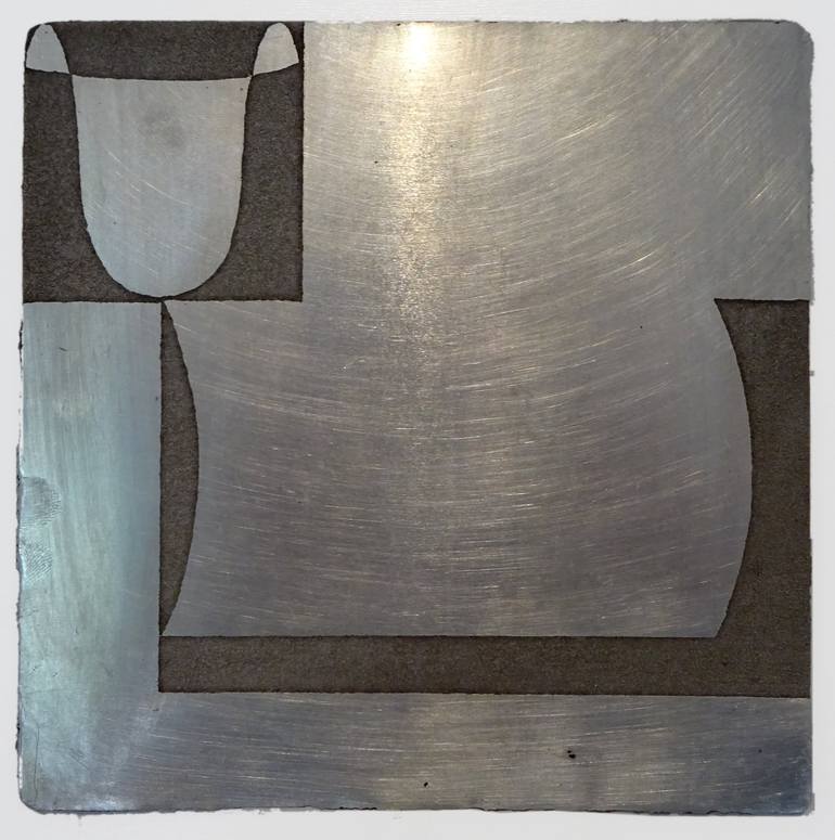 Original Abstract Geometric Printmaking by Paul Walker