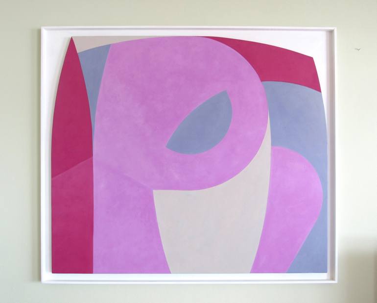 Original Abstract Geometric Painting by Paul Walker