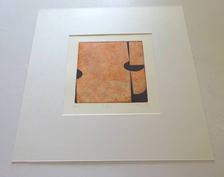 Original Abstract Geometric Printmaking by Paul Walker