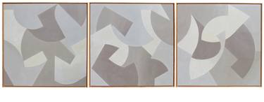 Original Abstract Geometric Paintings by Paul Walker