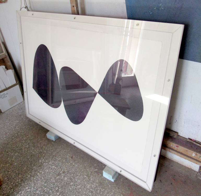 Original Abstract Geometric Printmaking by Paul Walker