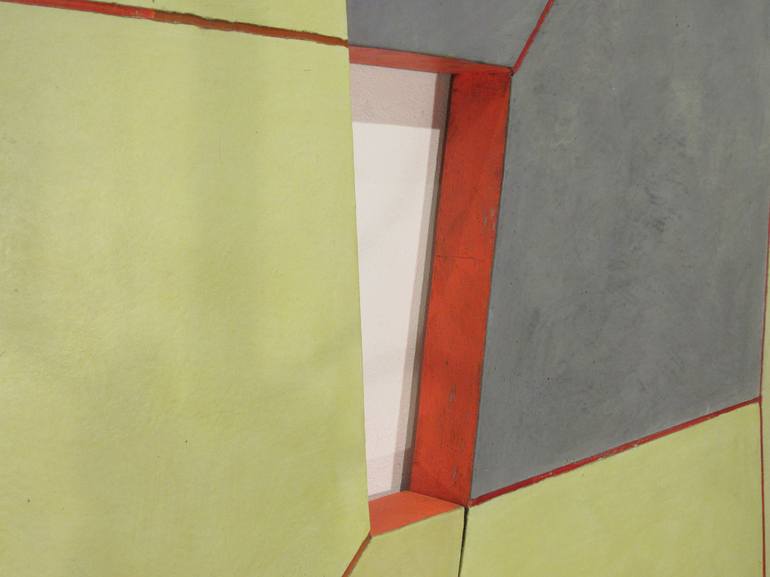 Original Abstract Geometric Painting by Paul Walker