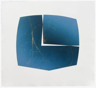 Original Abstract Geometric Printmaking by Paul Walker