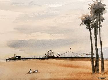 Original Fine Art Beach Paintings by Sriram Kuppuswamy