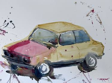 Print of Abstract Car Paintings by Sriram Kuppuswamy