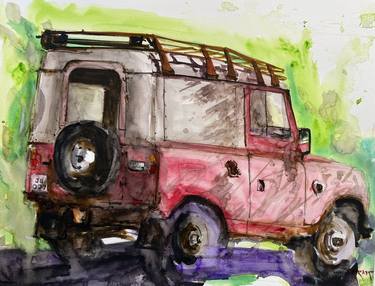Original Fine Art Car Paintings by Sriram Kuppuswamy