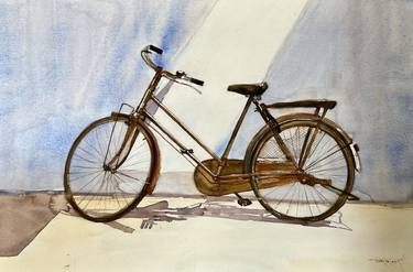 Print of Realism Bicycle Paintings by Sriram Kuppuswamy