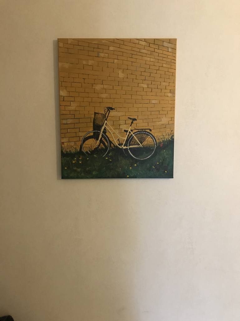 Original Bicycle Painting by Sriram Kuppuswamy