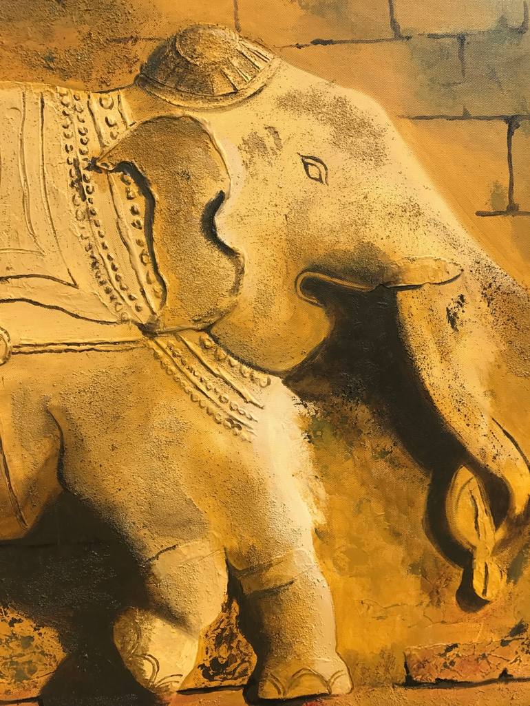 Original Fine Art Animal Painting by Sriram Kuppuswamy