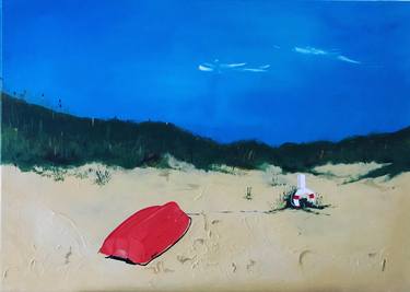 Print of Fine Art Beach Paintings by Sriram Kuppuswamy