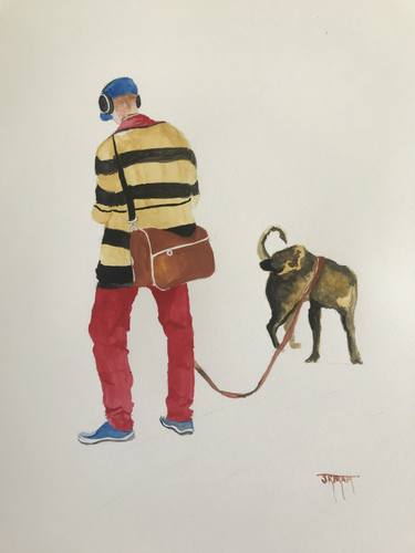 Original Dogs Paintings by Sriram Kuppuswamy