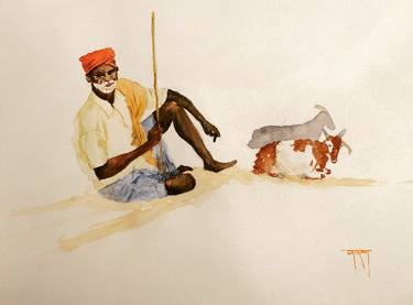 Original Fine Art People Paintings by Sriram Kuppuswamy