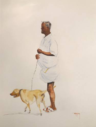 Print of Fine Art People Paintings by Sriram Kuppuswamy