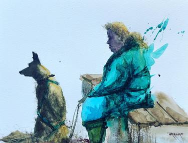 Original Dogs Paintings by Sriram Kuppuswamy