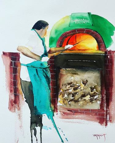 Print of Food Paintings by Sriram Kuppuswamy