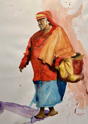 Original People Paintings by Sriram Kuppuswamy