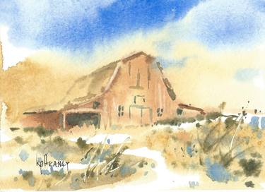 Old Barn Painting By Kevin Heaney Saatchi Art