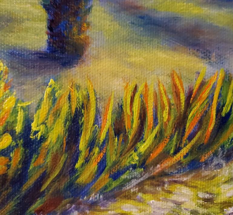 Original Expressionism Landscape Painting by Joann Renner
