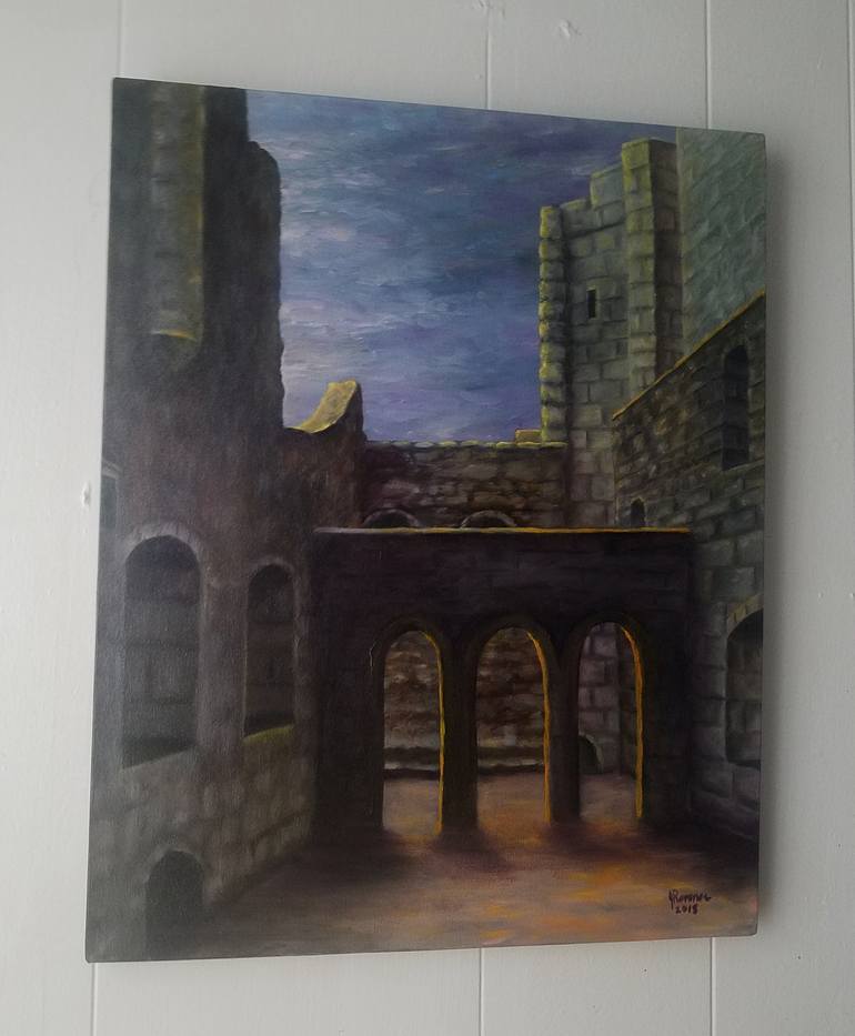 Original Architecture Painting by Joann Renner