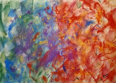 Original Abstract Expressionism Abstract Paintings by Joann Renner