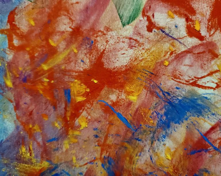 Original Abstract Expressionism Abstract Painting by Joann Renner