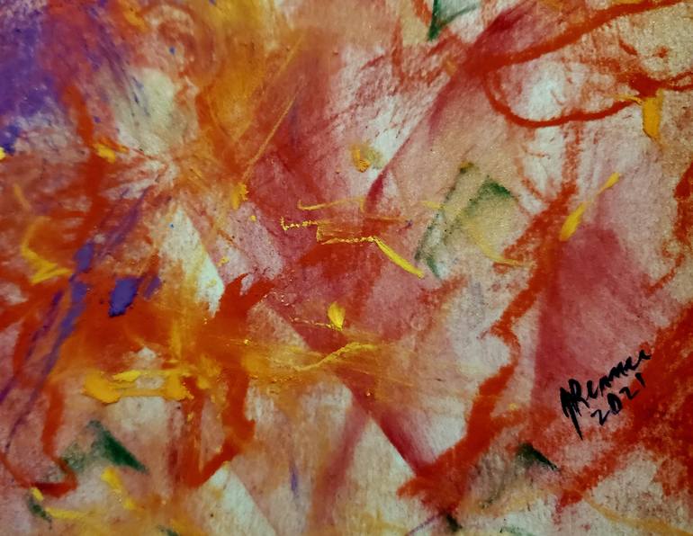 Original Abstract Expressionism Abstract Painting by Joann Renner