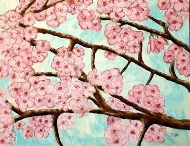 Original Expressionism Floral Paintings by Joann Renner