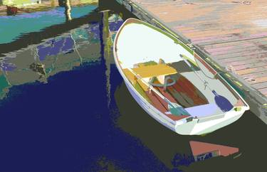 Original Boat Digital by laurie goddard