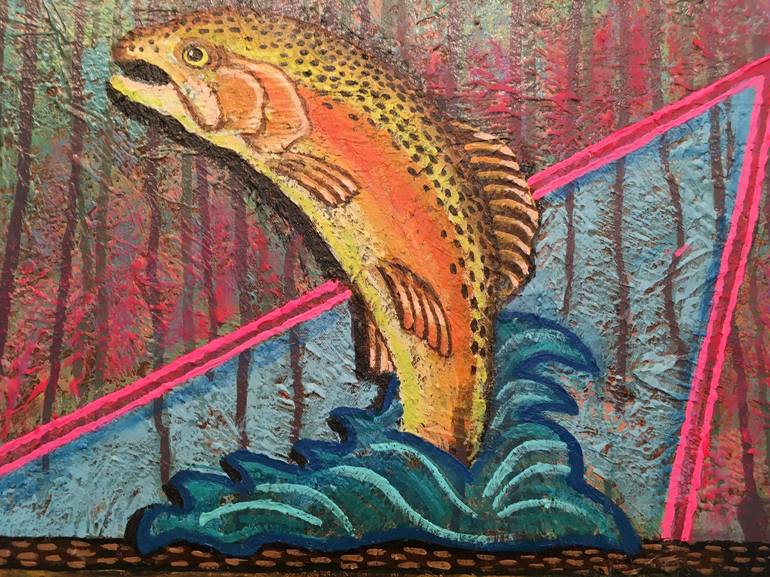 Original Fish Painting by Rachel Paxton
