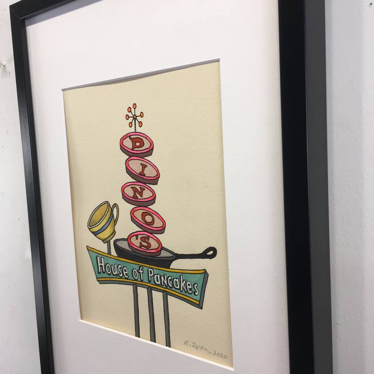 Original Folk Food & Drink Painting by Rachel Paxton