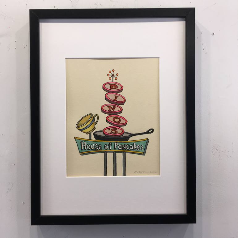 Original Folk Food & Drink Painting by Rachel Paxton