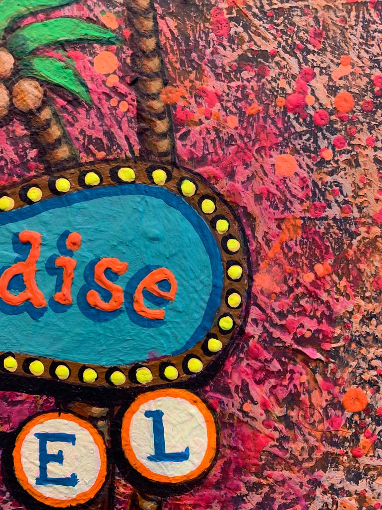 Original Expressionism Beach Painting by Rachel Paxton